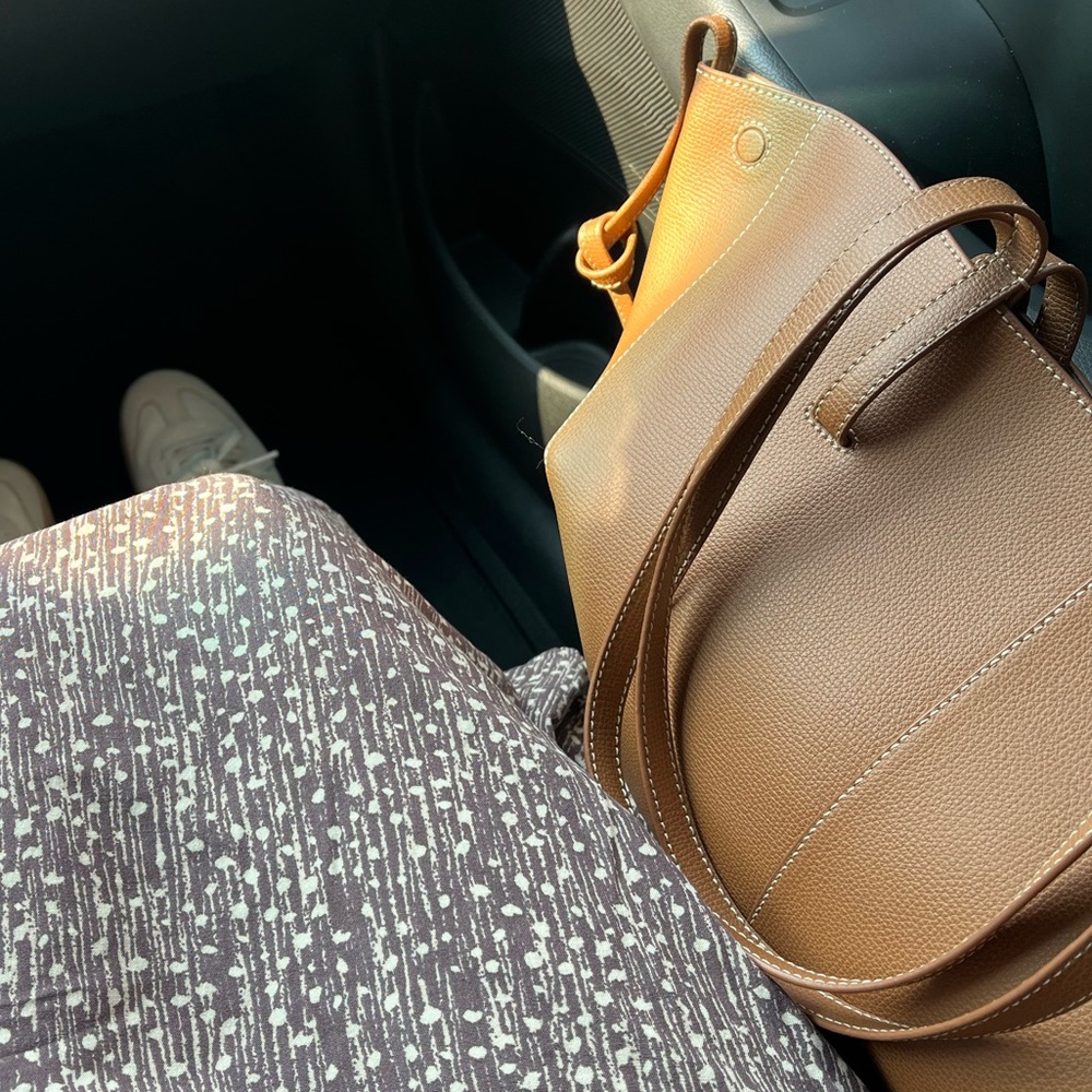 Polene Cyme Mini in Camel